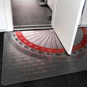 Nachhilfekreis Fußbodenauflage Winkelmesser