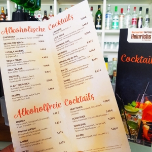 Herzog Heinrichs Cocktailkarte