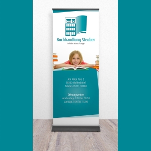 Buchhandlung Steuber Rollup