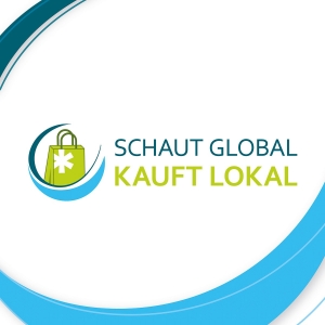 Schaut global, kauft lokal Logo