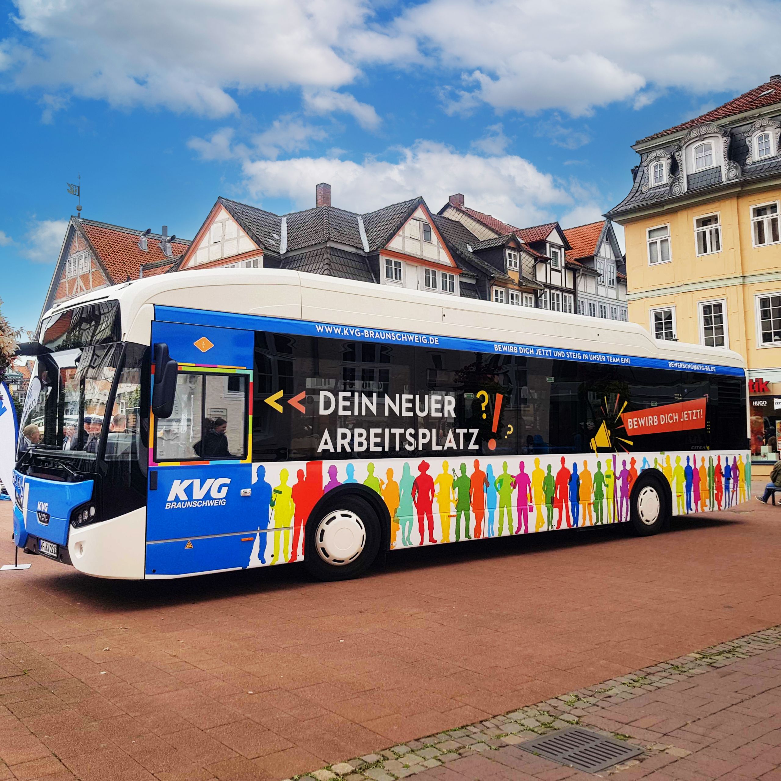 Busbeschriftung KVG Braunschweig