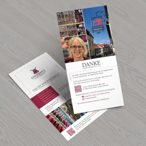 Danksagungskarte Fingerhut