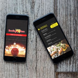 digitale interaktive Speisekarte Bowlingbase Wolfenbüttel