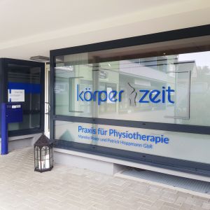 Fensterbeschriftung Körperzeit