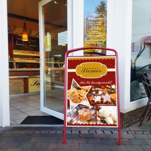 Kundenstopper Backhaus Siemar