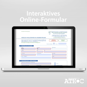 Interaktives Online-Formular Zahnarzt Reitmann + Reitmann