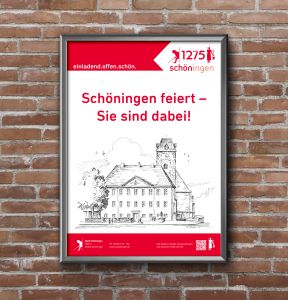 Plakat 1275 Jahre Schöningen