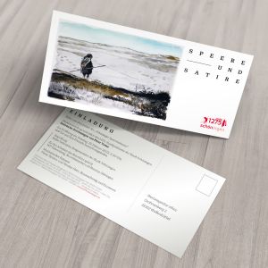 Postkarte Einladung Peter Tuma Dauerausstellung