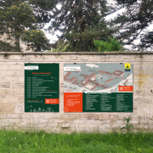 Lageplan und Programmübersicht Mitmachtest Curt Mast Stiftung Rittergut Lucklum