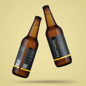 Bierflaschenetikett Panthera Braunschweig