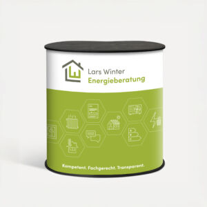 Messetresen für den Energieberater Lars Winter.