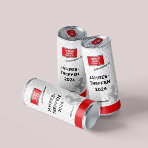 Sektdose zum Jahrestreffen des Ferrari Modell Club e.V.