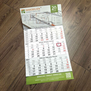 3-Monats Kalender für Immobilien Thomas Schilling aus Gifhorn.